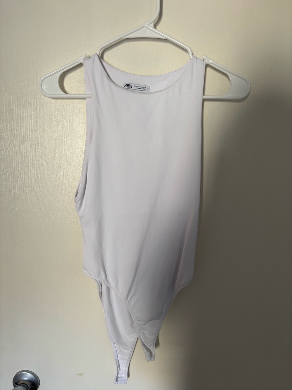 White Zara Bodysuit (medium)